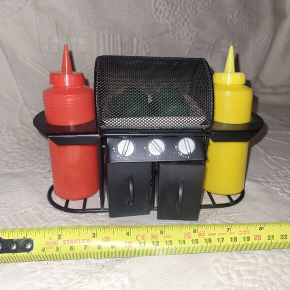 Mini BBQ themed Hotdog Condiment Station - Picture 12 of 13